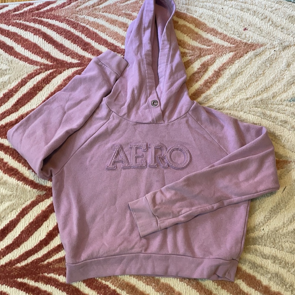 Purple aero postal sweatshirt. - Picture 2 of 7